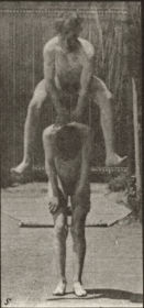 Plate 167 Jumping over a boy's back, (leapfrog) — figure reference